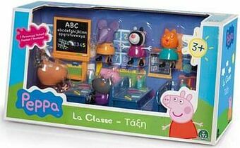 ToyChamp Peppa Pig Peppa’s klaslokaal met 7 figuren aanbieding