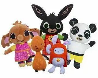 ToyChamp Bing & Friends Bumper Soft Toy 5-pack aanbieding