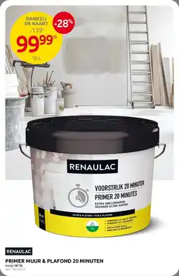 Brico Renaulac Primer Muur & Plafond 20 Minuten aanbieding