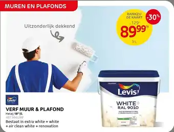 Brico Levis Verf Muur & Plafond aanbieding