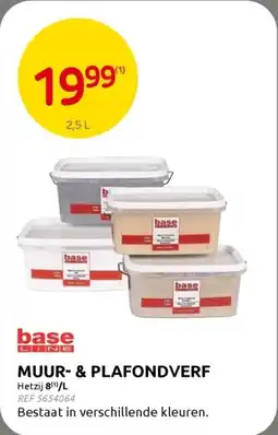 Brico Base Line Muur & Plafondverf aanbieding