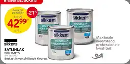 Brico Sikkens Satijnlak aanbieding