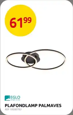 Brico Eglo Plafondlamp Palmaves aanbieding
