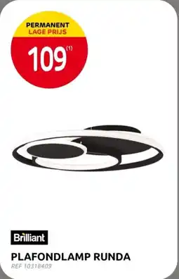 Brico Brilliant Plafondlamp Runda aanbieding