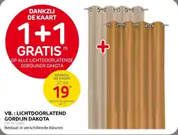 Brico Lichtdoorlatende Gordijnen Dakota aanbieding