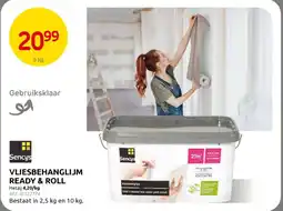 Brico Sencys Vliesbehanglijm Ready & Roll aanbieding