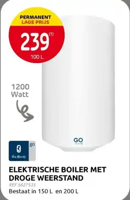 Brico Elektrische Boiler Met Droge Weerstand aanbieding