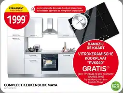 Brico Compleet Keukenblok Maya aanbieding