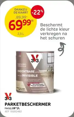 Brico 3V3 Parketbeschermer aanbieding