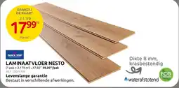 Brico LAMINAATVLOER NESTO Quick Step Laminaatvloer Nesto aanbieding
