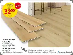 Brico Vinylvloer Eik XXL aanbieding