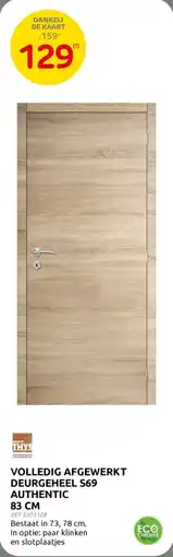 Brico Volledig Afgewerkt Deurgeheel S69 Authentic aanbieding