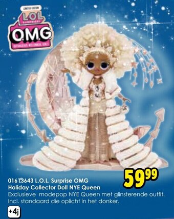 ToyChamp L.O.L. Surprise OMG Holiday Collector Doll NYE Queen aanbieding