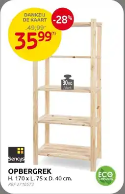 Brico Sencys Opbergrek aanbieding