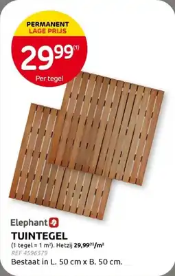Brico Elephant Tuintegel aanbieding