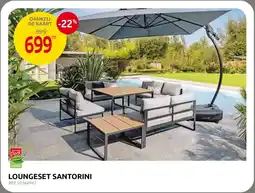 Brico Loungeset Santorini aanbieding
