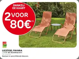 Brico Ligstoel Favara aanbieding