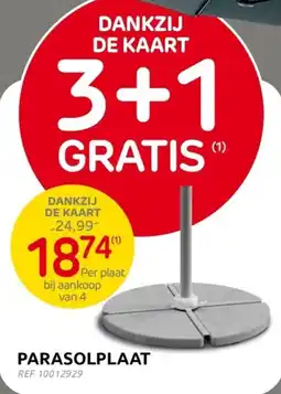 Brico Parasolplaat aanbieding