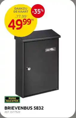 Brico Burg Wächter Brievenbus 5832 aanbieding