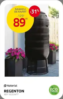 Brico Naterial Regenton aanbieding