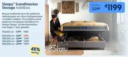 Sleepworld Sleepy Scandinavian Storage hotelbox aanbieding