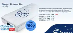 Sleepworld Sleepy Platinum Plus Matras aanbieding