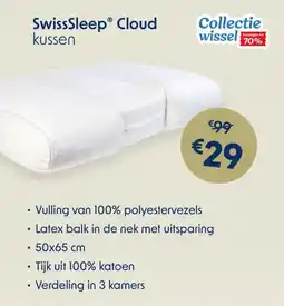 Sleepworld SwissSleep Cloud Kussen aanbieding