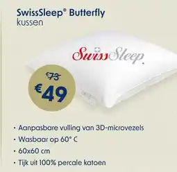 Sleepworld SwissSleep Butterfly kussen aanbieding
