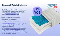 Sleepworld Technogel Adjustable Kussen aanbieding