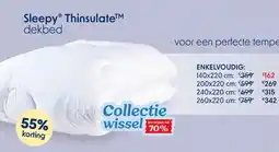 Sleepworld Sleepy Thinsulate Dekbed aanbieding