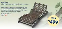 Sleepworld Fashion Eelektrisch Verstelbare Lattenbodem aanbieding