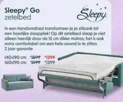 Sleepworld Sleepy Go Zetelbed aanbieding