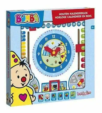 ToyChamp Bumba Houten kalenderklok aanbieding