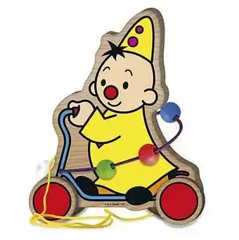 ToyChamp Bumba Houten trekfiguur met kralenframe aanbieding