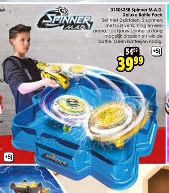 ToyChamp Spinner M.A.D. Deluxe Battle Pack aanbieding