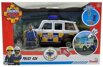 ToyChamp Brandweerman Sam Politieauto met figuur aanbieding