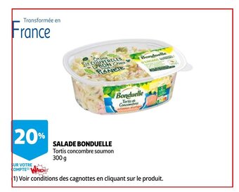 Auchan Salade bonduelle 300g aanbieding