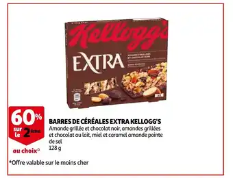 Auchan Barres de cereales extra kellogg's 128g aanbieding