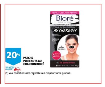 Patchs purifants au charbon biore