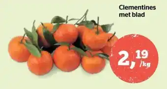 Clementines met blad