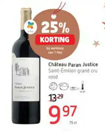 Chateau Paran Justice Saint-Emilion grand cru rood