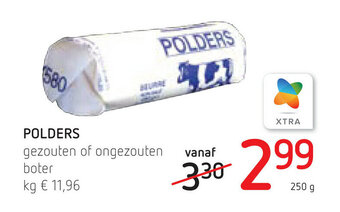 Spar Polders gezouten of ongezouten boter aanbieding