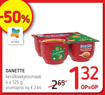 Spar Danette kerstkoekjessmaak aanbieding