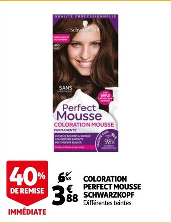 Coloration perfect mousse schwarzkopf