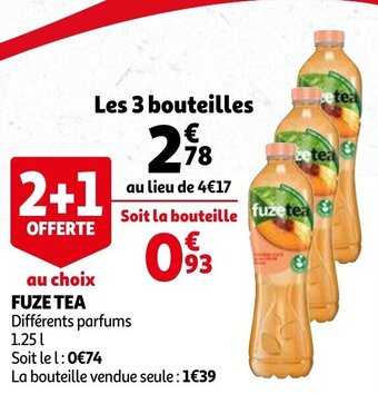 Auchan Fuze Tea aanbieding