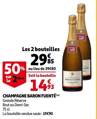 Auchan Champagne baron fuente aanbieding