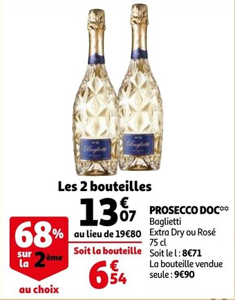 Auchan Prosecco doc aanbieding