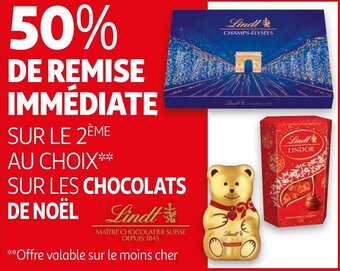 Auchan Chocolats de noel aanbieding
