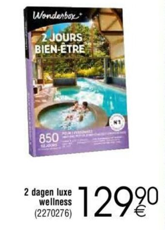 2 dagen luxe wellness