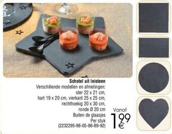 Cora Schotel uit leisteen aanbieding